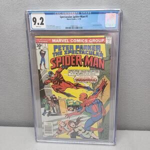 Peter‎ Parker Spectacular Spider-Man #1 CGC 9.2 Marvel Comics 1976 Tarantula